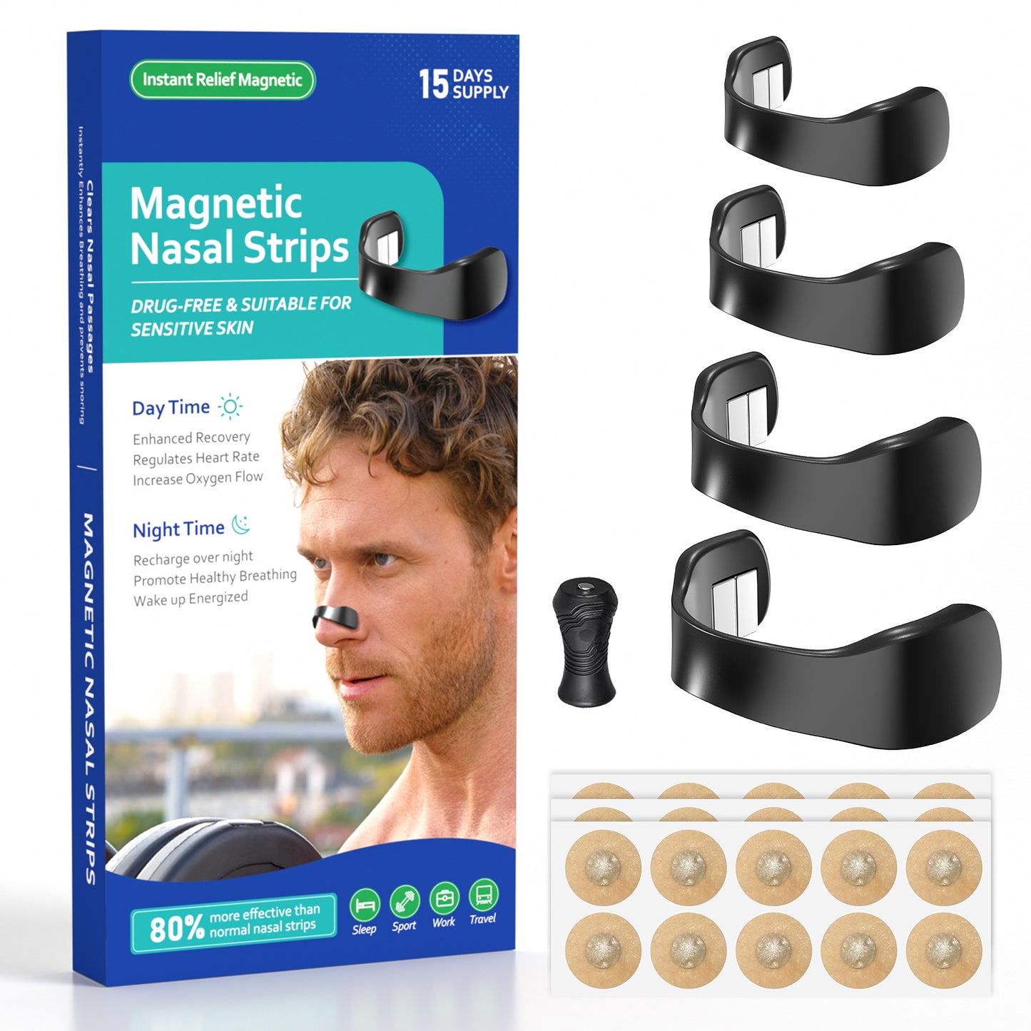 Magnetic Nasal Strips